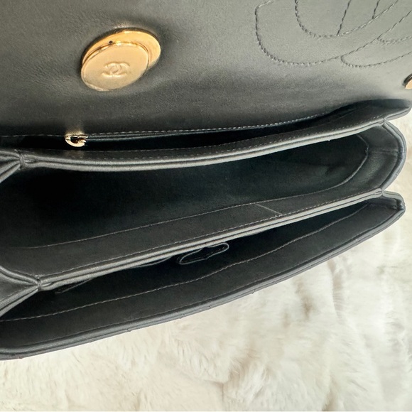 Chanel Misty Dark Grey Medium Flap Bag - Picture 12 of 16